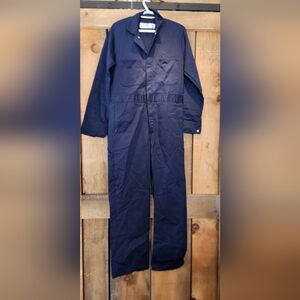 Men's Navy Blue Coveralls 36-RG (Small)